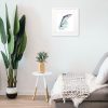 Salmon painting hanging on the wall