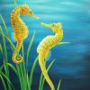 Seahorses print