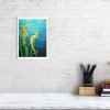 Signed limited edition print of seahorse
