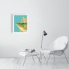 Limited edition print of a wrasse