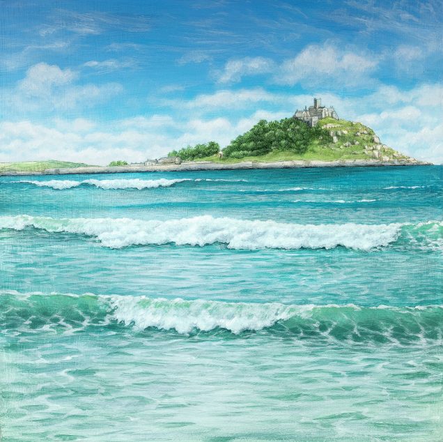 St Michael's Mount print of an original painting
