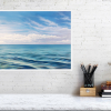 Seascape print in a white frame